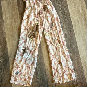 Skemo Beach Travel nautical tie-dye Pull on Pants
Beaded Tassles Boho Small